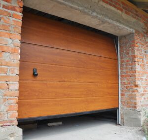 modern faux wood garage doors